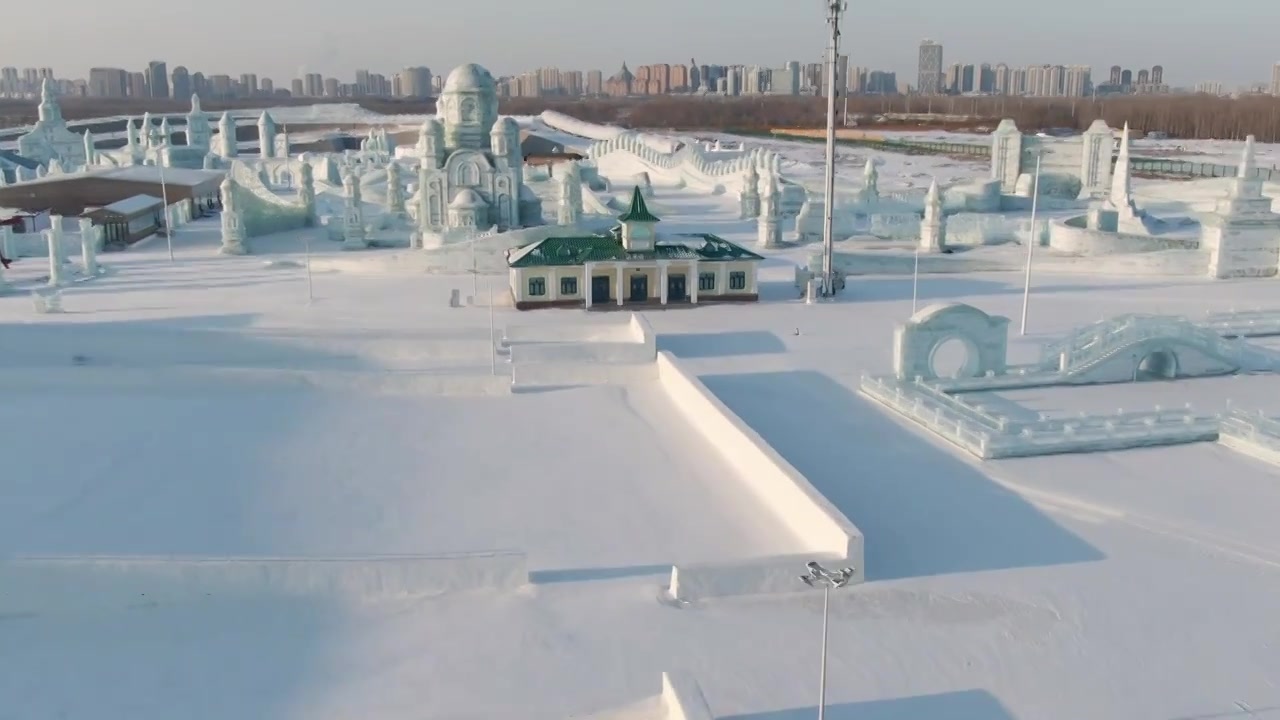 哈尔滨 冰雪大世界视频下载