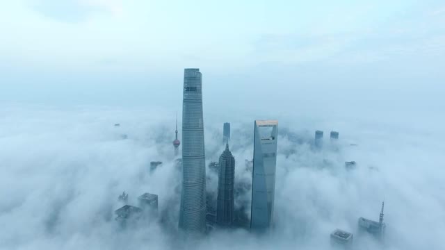 上海云海瀑布视频素材