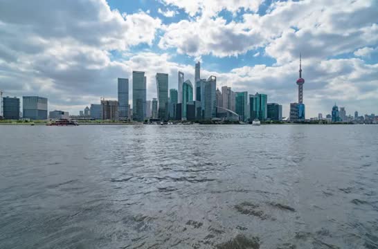 上海城市风光延时视频素材