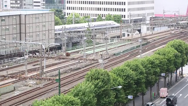 日本东京东京站的火车视频素材