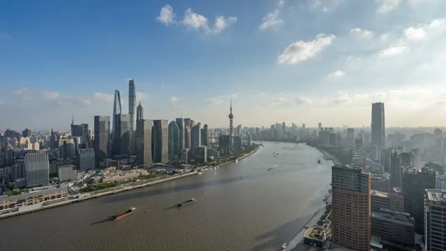 上海浦江两岸-2视频素材