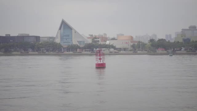 广州珠江边景观视频素材
