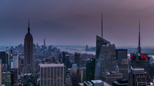 美国纽约城市延时摄影视频素材