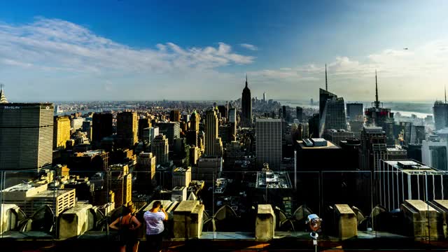 美国纽约城市延时摄影视频素材