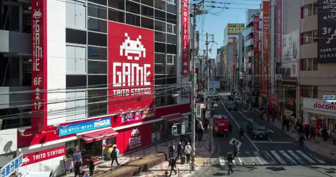 日本大阪街头视频素材