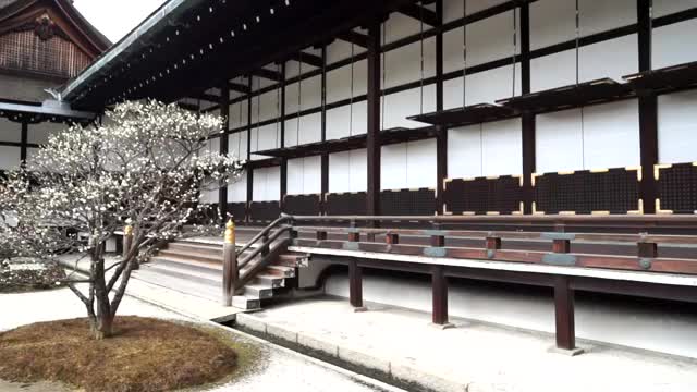 日本京都，京都御所视频素材