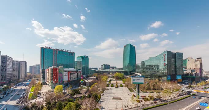 北京市：中关村广场视频素材