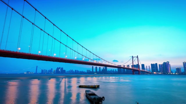武汉-鹦鹉洲大桥视频素材