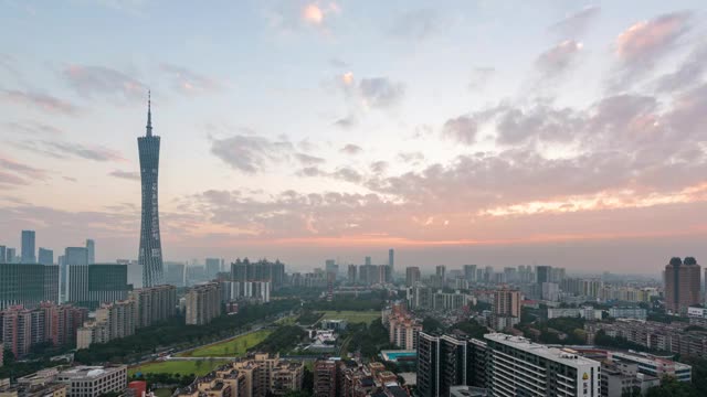 广州都市风景视频素材