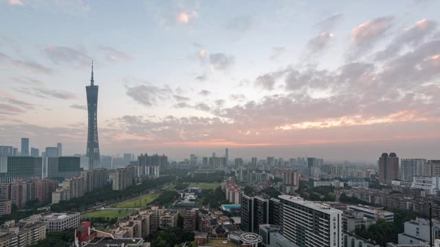 广州都市风景视频素材