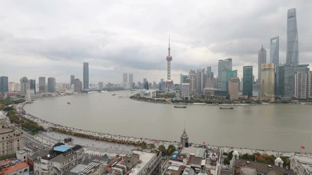 上海外滩风光视频素材