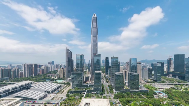 深圳城市天际线视频素材