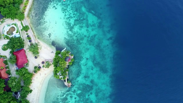 菲律宾海景航拍视频素材