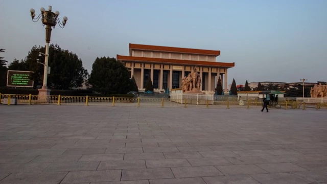 北京 天安门广场 大范围延时素材 4k  国家博物馆视频素材
