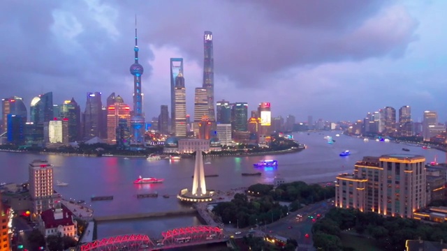 上海航拍-19视频素材