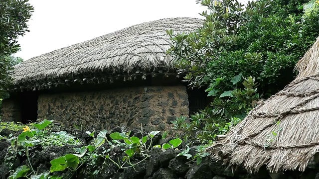 济州岛的传统房屋视频下载