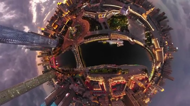 天津城市风光航拍视频素材