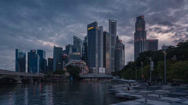 新加坡城市风光视频素材