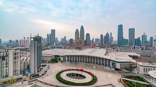 T\L Tianjin skyline视频素材