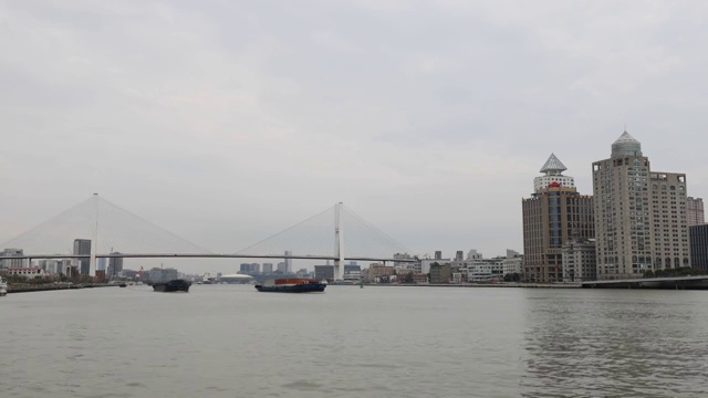 上海南浦大桥，中国视频素材