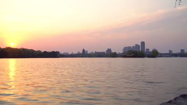 嘉兴4K视频素材 南湖景区 船视频素材