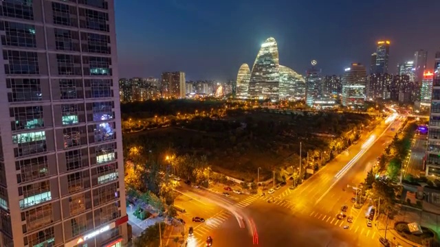 北京城市天际线视频素材