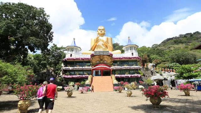 斯里兰卡丹布拉金庙佛像视频下载