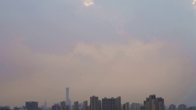 北京：CBD地区延时日景视频下载