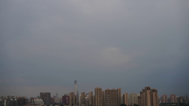 北京：CBD日出视频素材