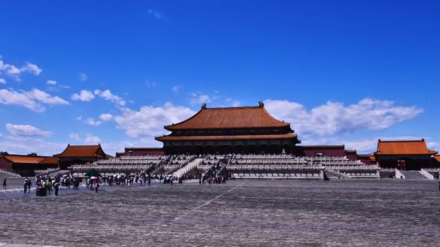 T/L,WS,LS，太和殿，紫禁城/北京，中国视频下载