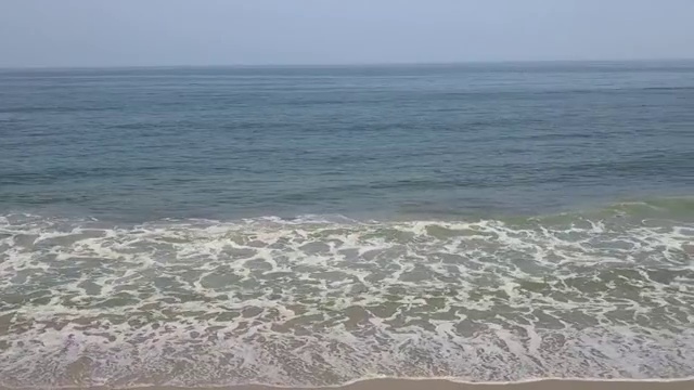 航拍广东省阳江海陵岛海洋风光视频素材
