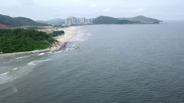 航拍广东省阳江海陵岛风光视频素材