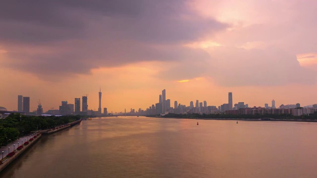 广东省广州市城市风光视频素材