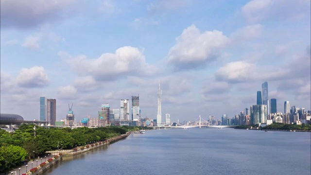 广东省广州市都市风光视频素材