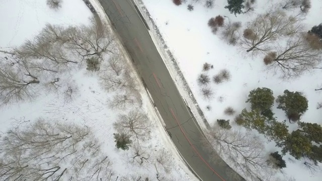 雪地飞车视频素材