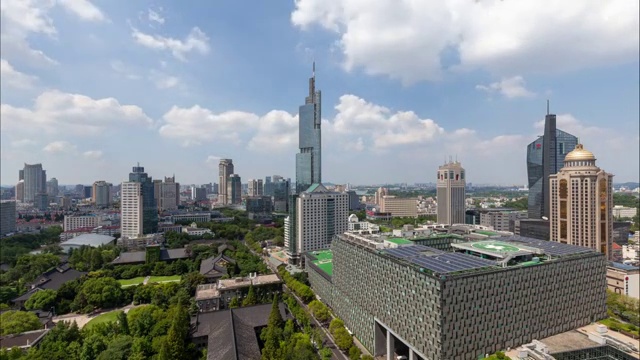 南京城市延时视频素材