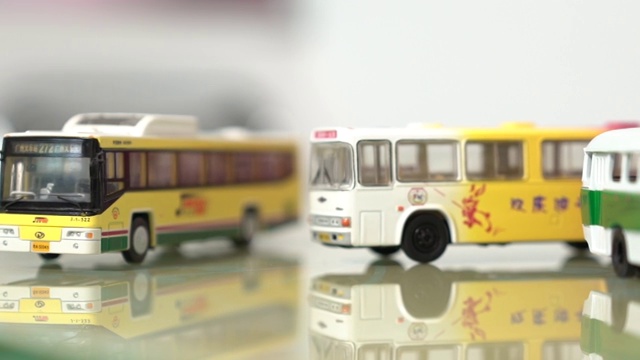 巴士模型视频素材