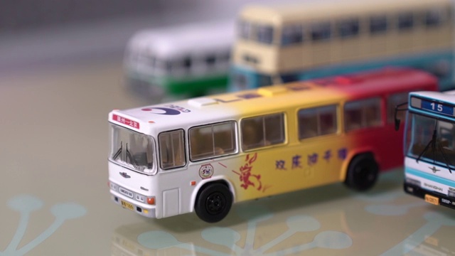 巴士模型视频素材