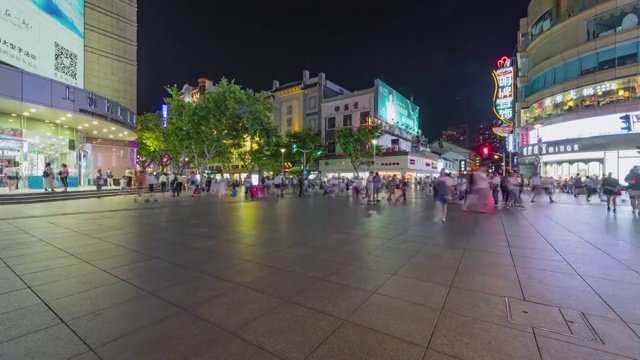 上海南京东路延时视频素材