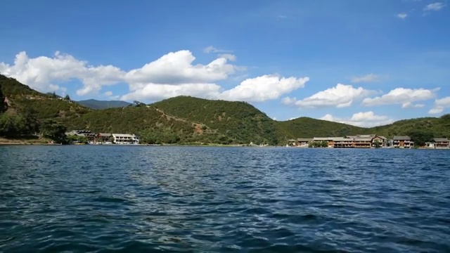 泸沽湖风光视频素材