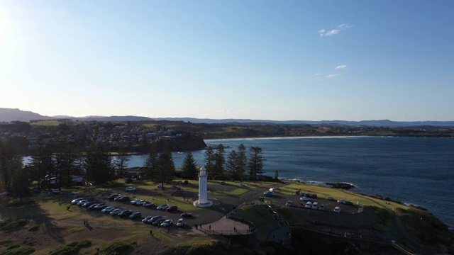 澳大利亚海滨小镇航拍4K视频视频素材