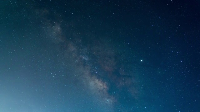夜晚银河星空4K延时视频素材