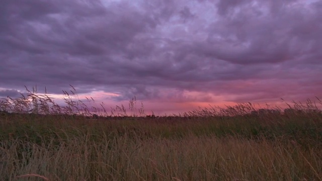 黄昏的云延时摄影视频素材