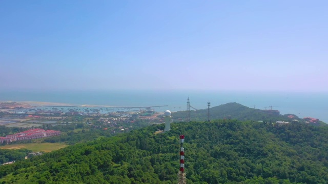 中国广西北海市冠头岭国家森林公园的海岸风光视频素材