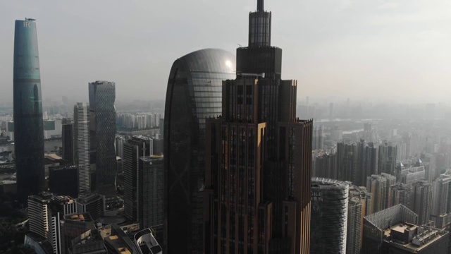 珠江新城摩天大楼-1视频素材