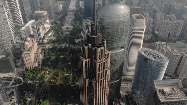 珠江新城摩天大楼-2视频素材