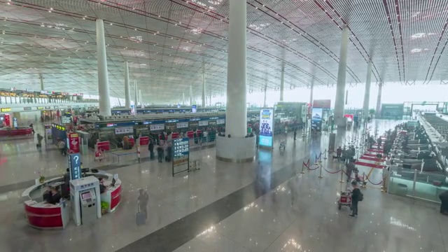 机场4K延时摄影素材视频素材