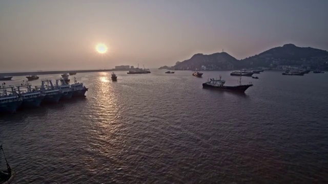 台州古城   石塘渔港视频下载