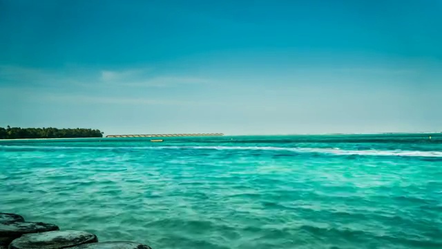 马尔代夫自然风光延时摄影视频素材