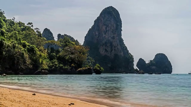 泰国甲米岛自然风光延时摄影视频素材